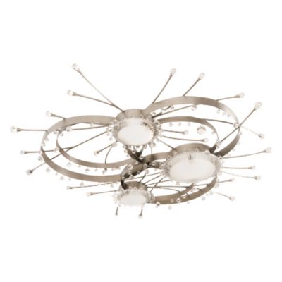 Galaxy 3 Light Semi-Flushmount by Kalco Lighting - Starlight Lighting USA and Canada
